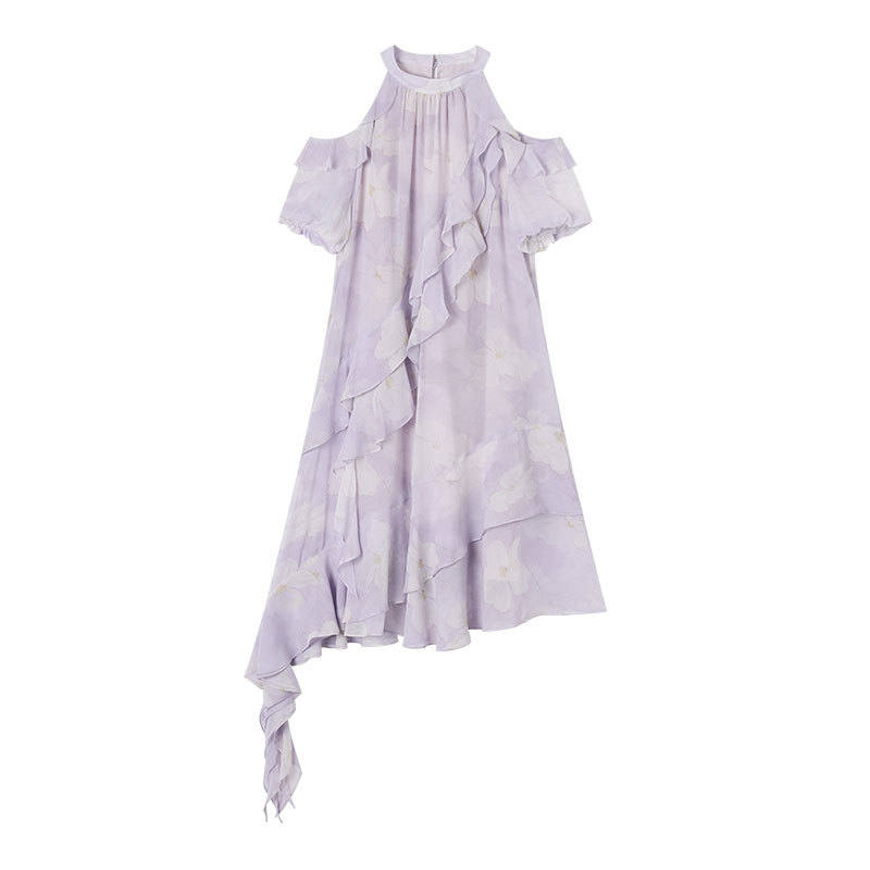 XIANGYING Short Sleeved Dress Women's