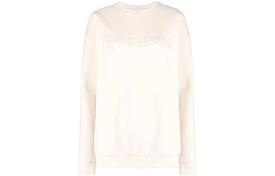 JW Anderson Letter Print Sweatshirt Women's White