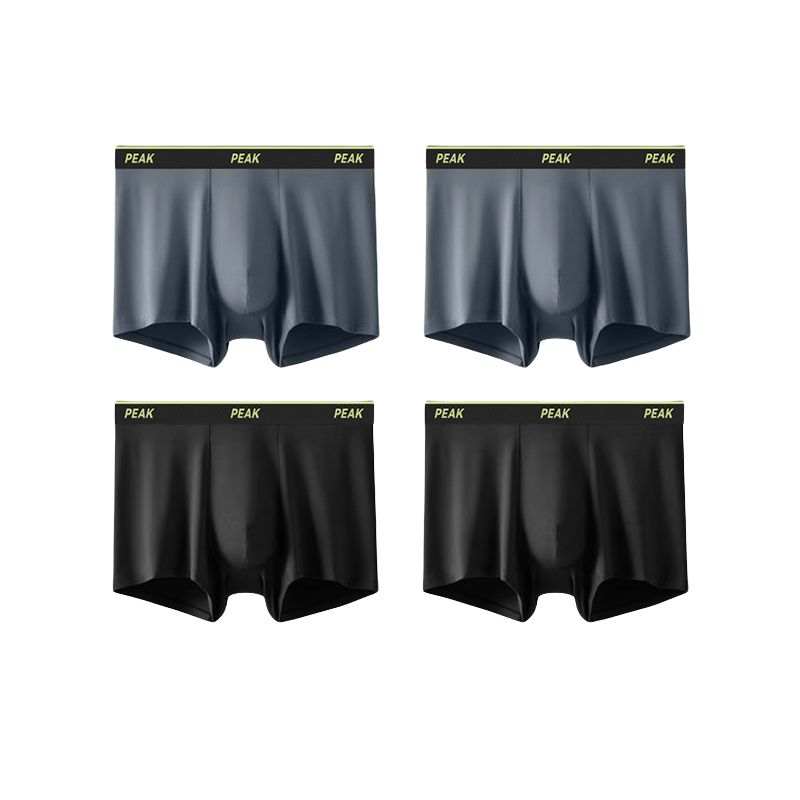 PEAK PEAK Men's Boxer Briefs Men's 4 Pack