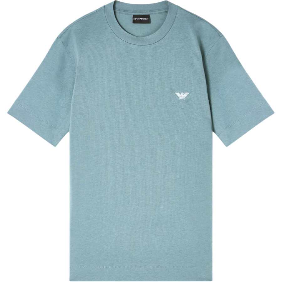 Emporio Armani Slim-fit T-shirt in heavy jersey