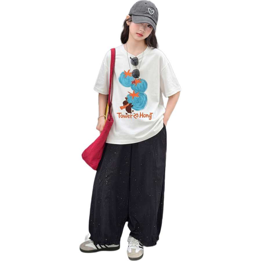 PLANDOO Kids T Shirts Crew Neck Thin Non Stretch