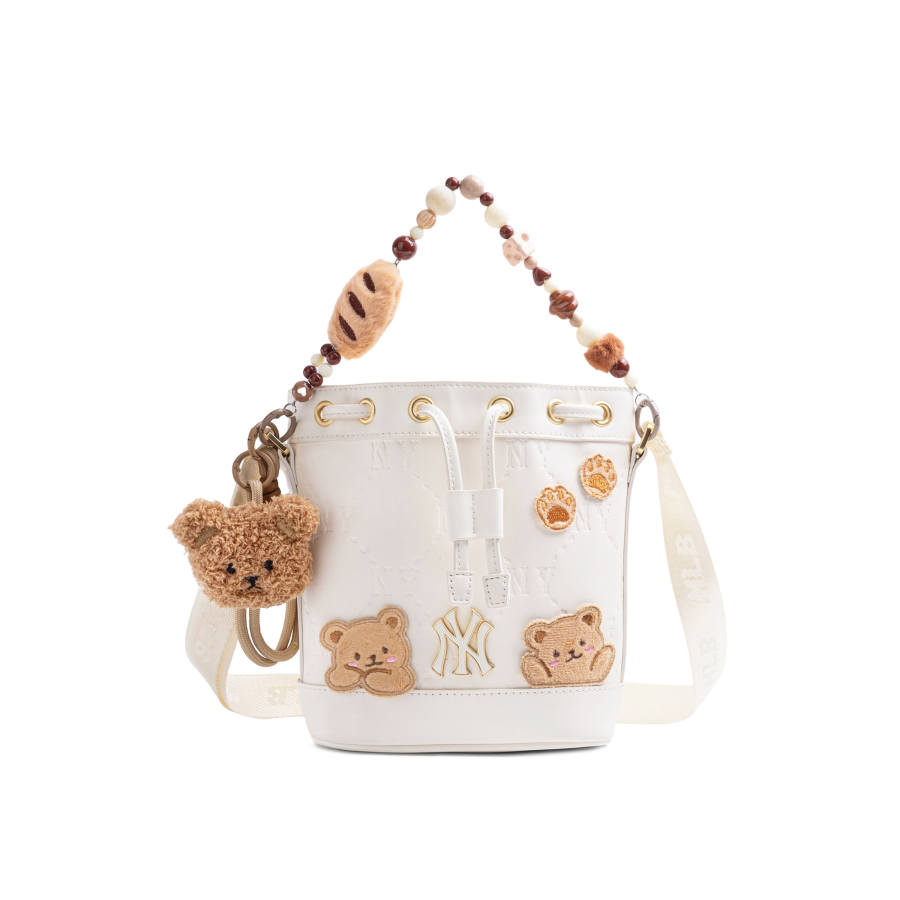 MLB MLB Artificial Leather Shoulder Bag Regular Women's White