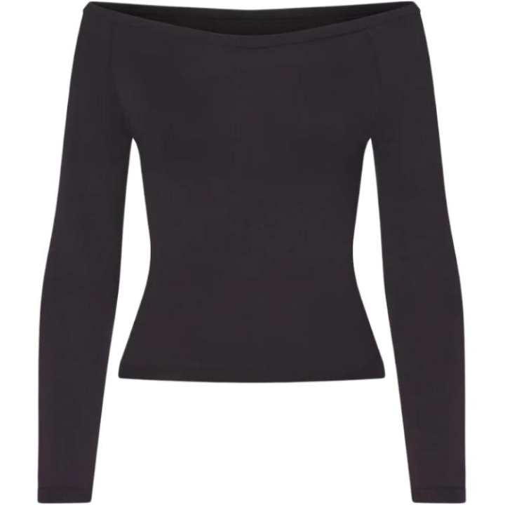 Nike Nike X Skims T Shirts Women's Black Boat Neck
