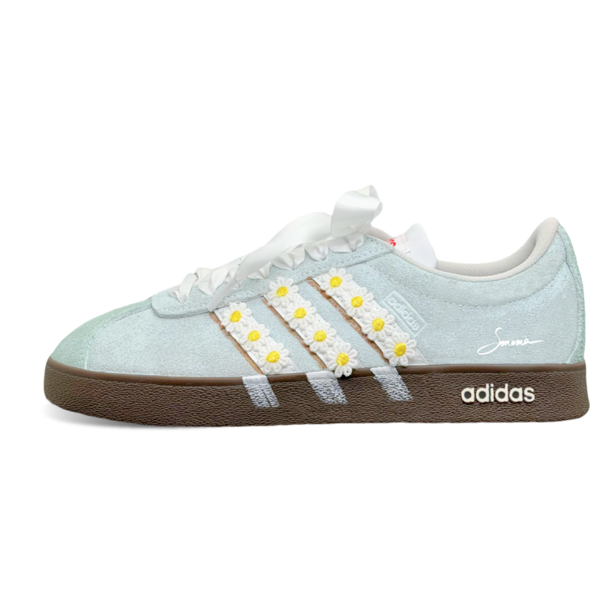 Adidas Adidas VL COURT 2.0 Sprout Milk Green Low top German Army Trainers Unisex Mint