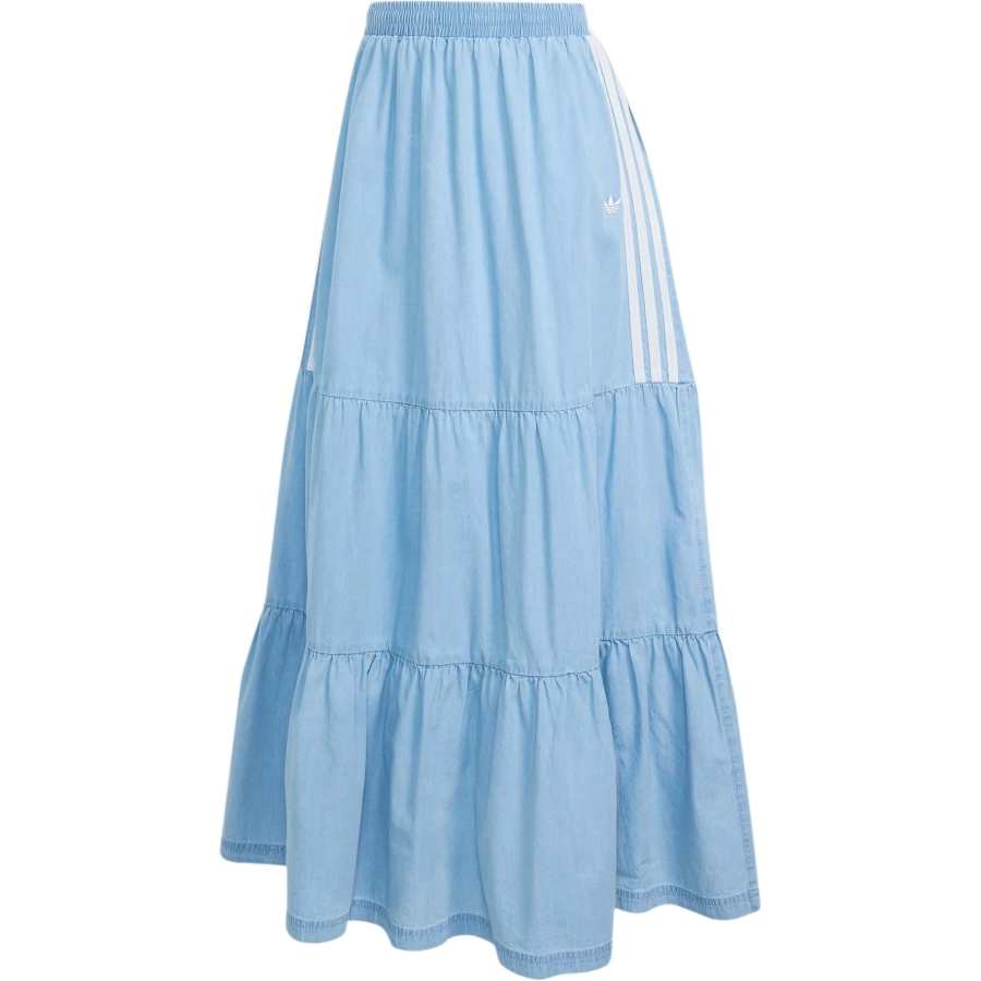 Adidas Originals Denim Long Skirt Women's