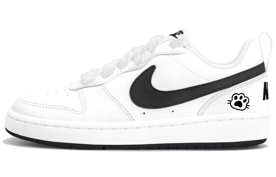 Nike Nike Court Borough Low top Kids' Skateboarding Shoes Black Teenagers