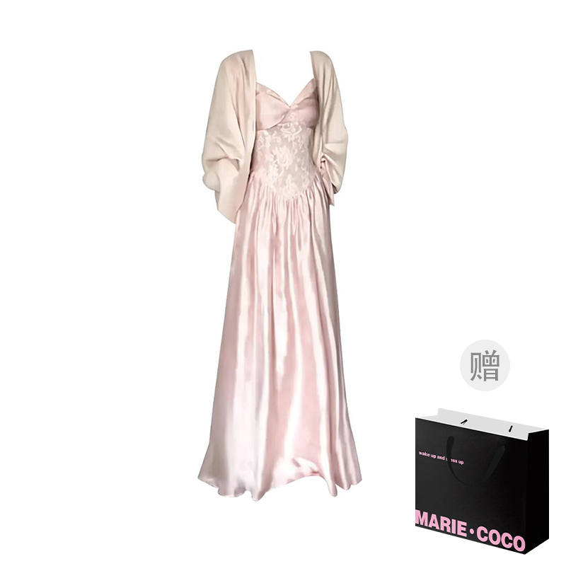 MARIE·COCO Two Piece Skirt Sets Women's Camisole Moderate Long Skirt