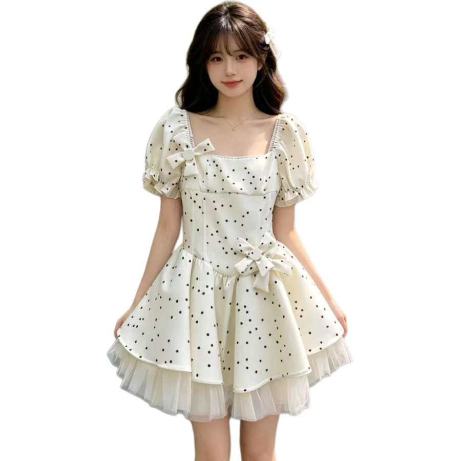 JBBCN Slip Dresses Women's Apricot Camisole Thin Short Skirt