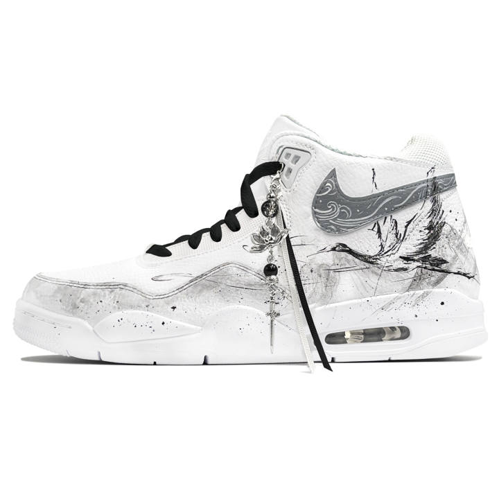 Nike Nike Flight Legacy Cloud Crane Collection, First Culture V Cushioning Slip Resistant Abrasion Resistant Mid top