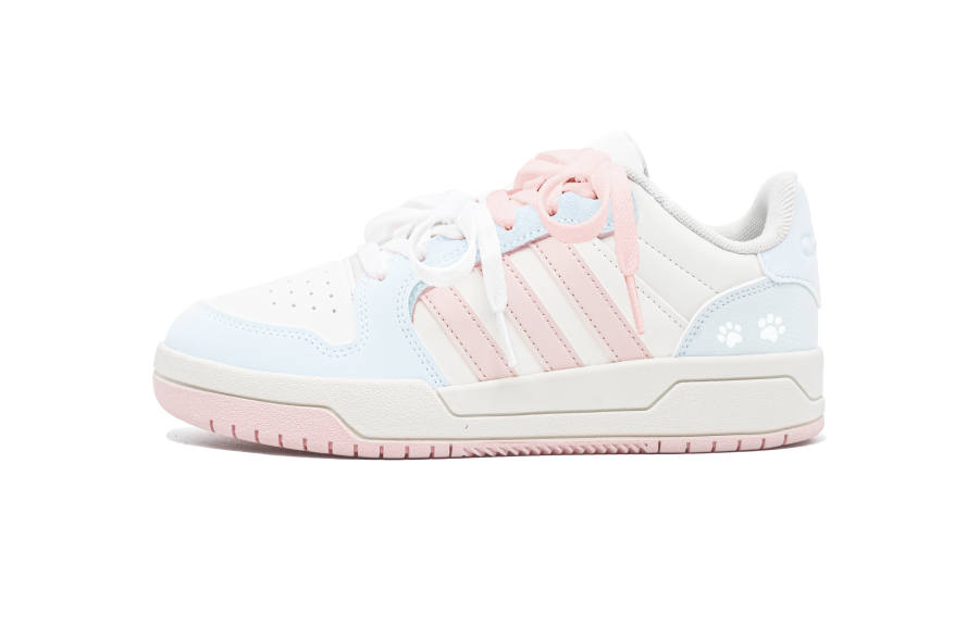 Adidas Neo Entrap Low top Skateboard Shoes Unisex Pink Blue
