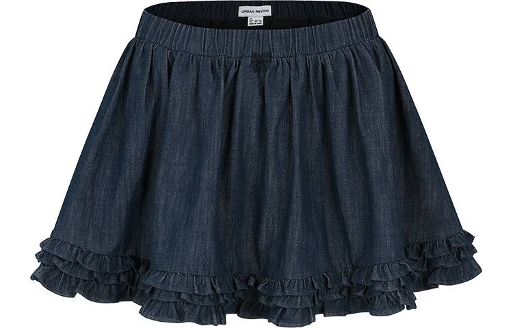 URBAN REVIVO Women's Denim Short Skirts Women's