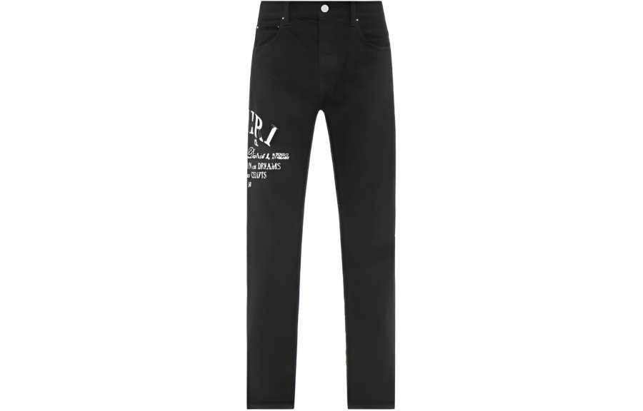 AMIRI Logo-appliqué Straight-leg Jeans