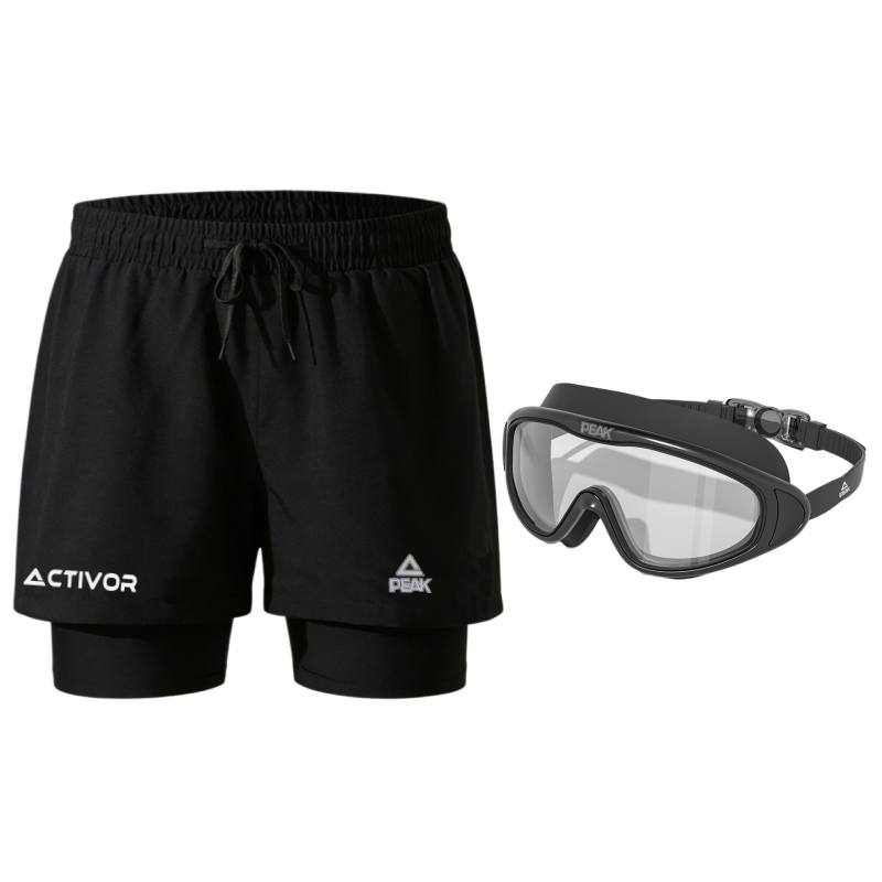 PEAK x SHUILULIANGYONG Swimming Equipment Sets Men's Black