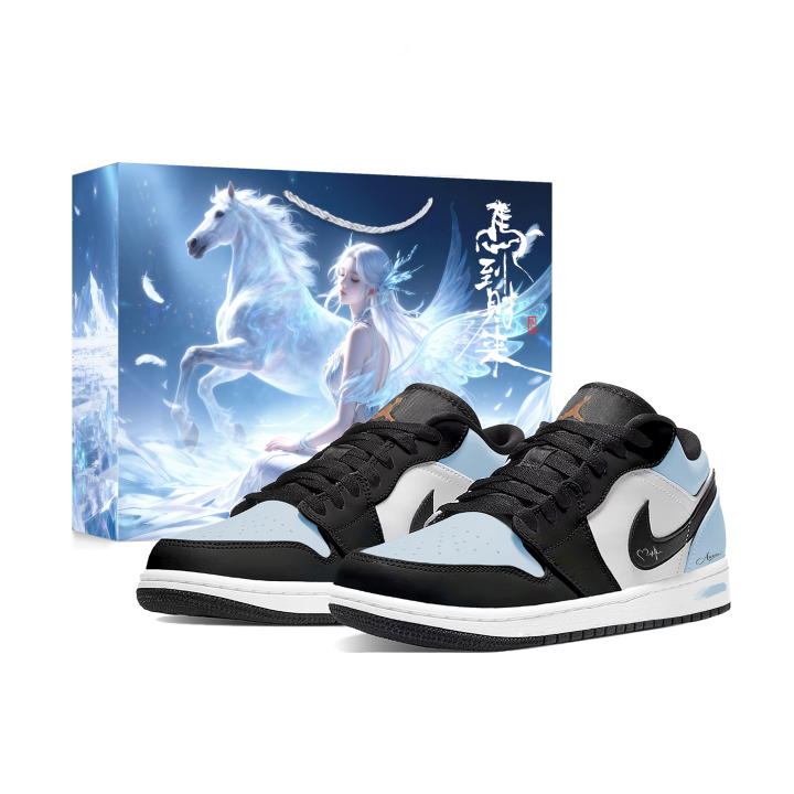 Jordan Jordan Air Jordan 1 University Blue Basketball Shoes Women's Blue
