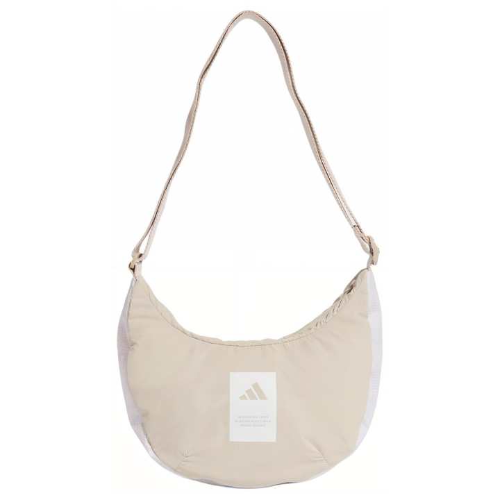 Adidas Adidas Nylon Shoulder Bag Unisex Beige & White