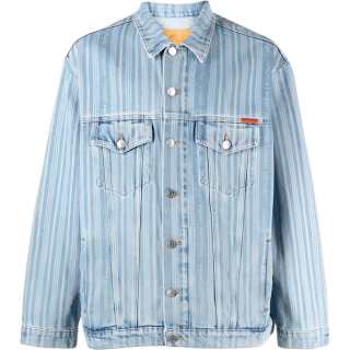 Martine Rose striped denim jacket