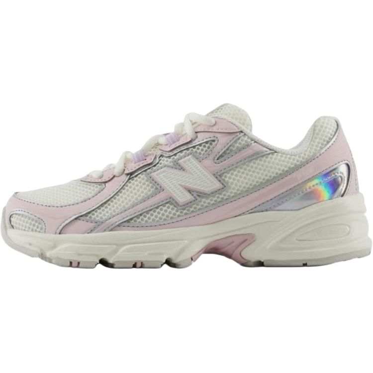 New Balance New Balance NB 740 Fabric Cushioning Kids' Running Shoes White Pink Teenagers
