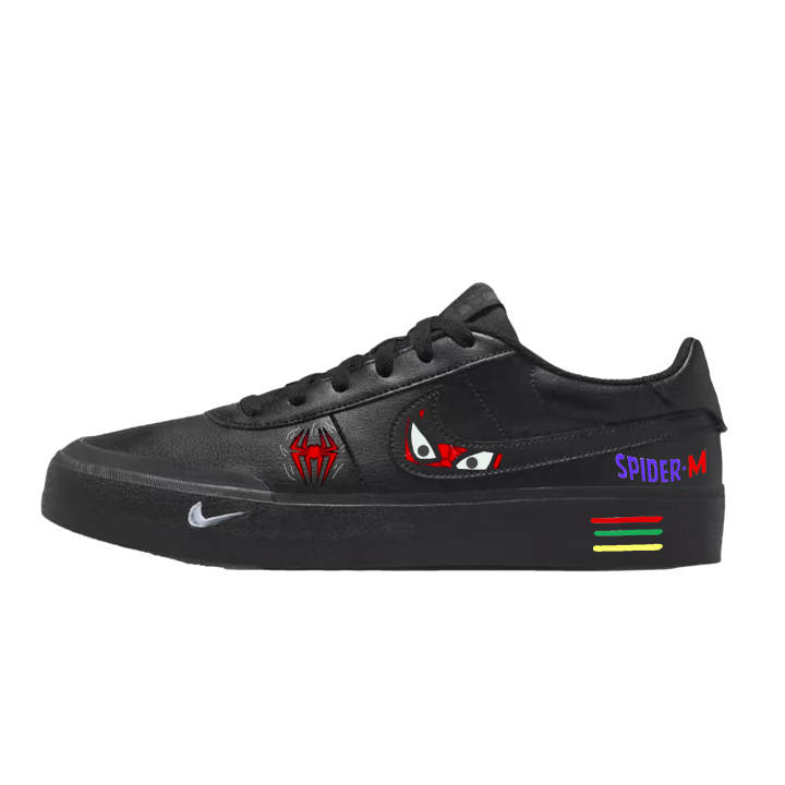 Nike Nike Court Shot Red Spider Low top Skateboard Shoes Unisex Black