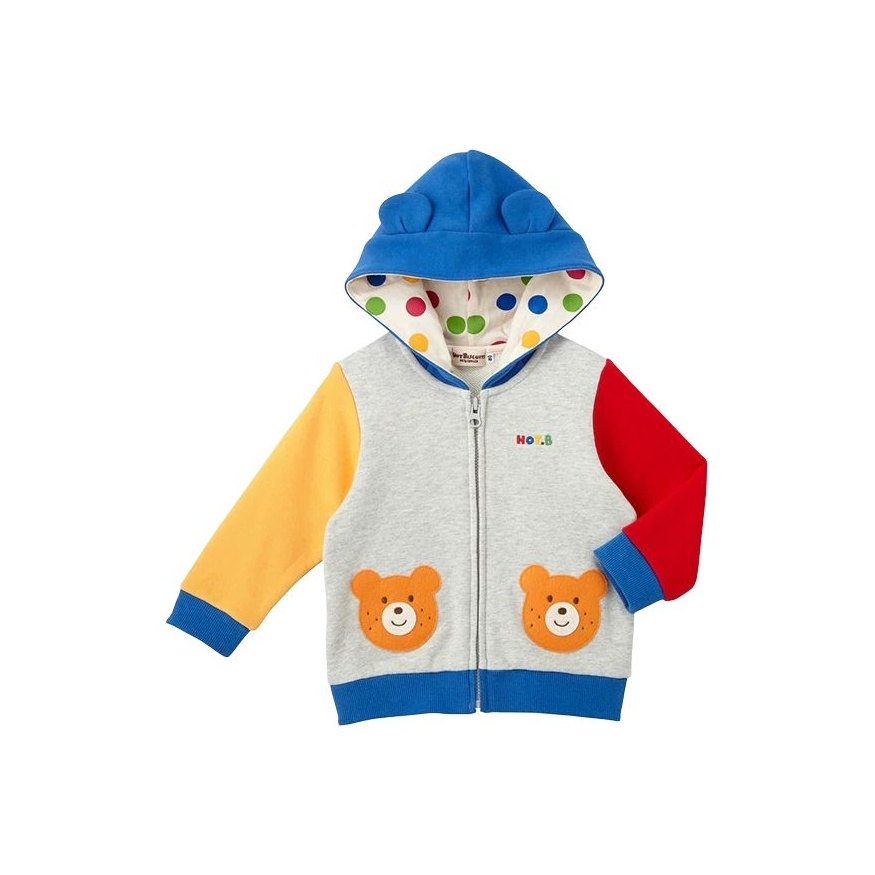 MIKI HOUSE Kids Sweatshirts Hooded Non Detachable Moderate