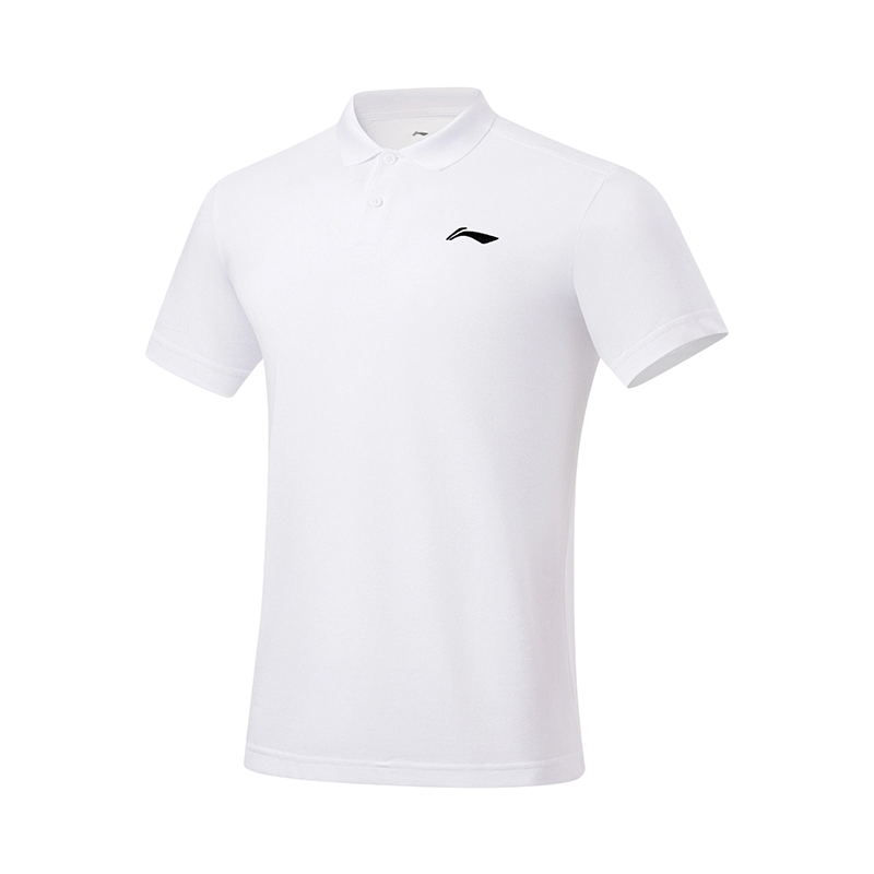 Li-Ning Li Ning Polo Shirts Unisex White Polo Collar Thin Other