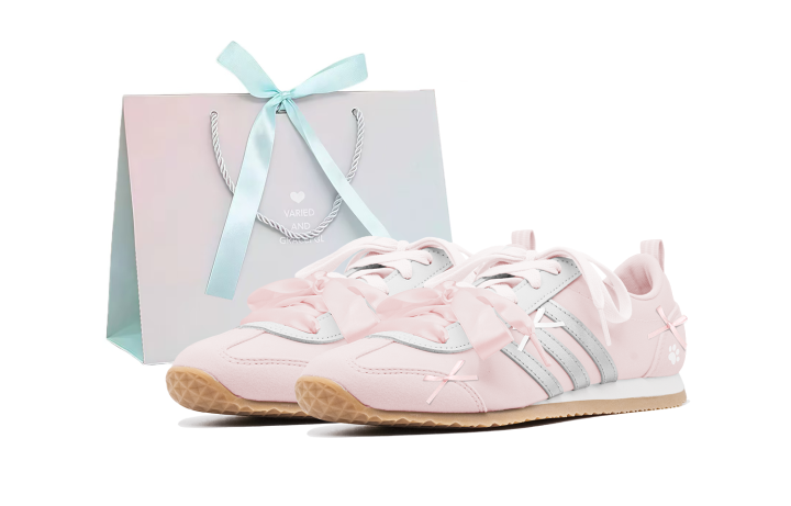 Adidas Adidas VS JOG 2.0 Low top German Army Trainers Unisex Peach Pink