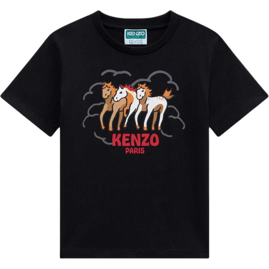 KENZO Kids T Shirts Crew Neck Moderate