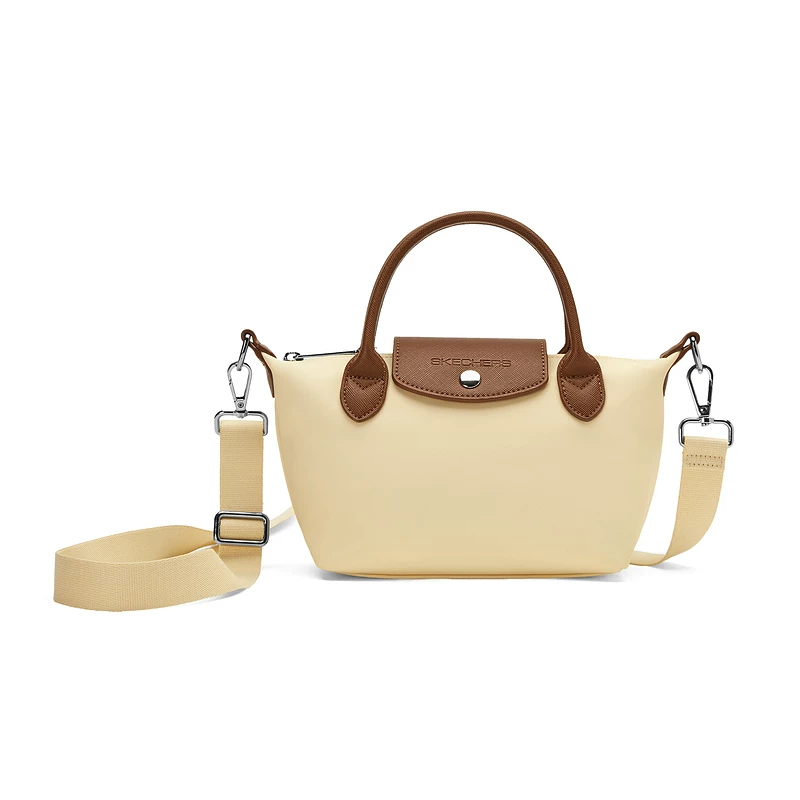 Skechers Nylon Dumpling Bag Handbag Women's Soft Peach