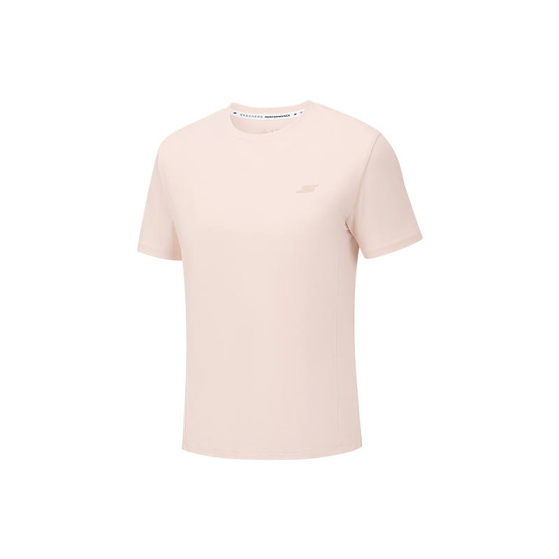 Skechers T Shirt Women's Gauze Mist Pink