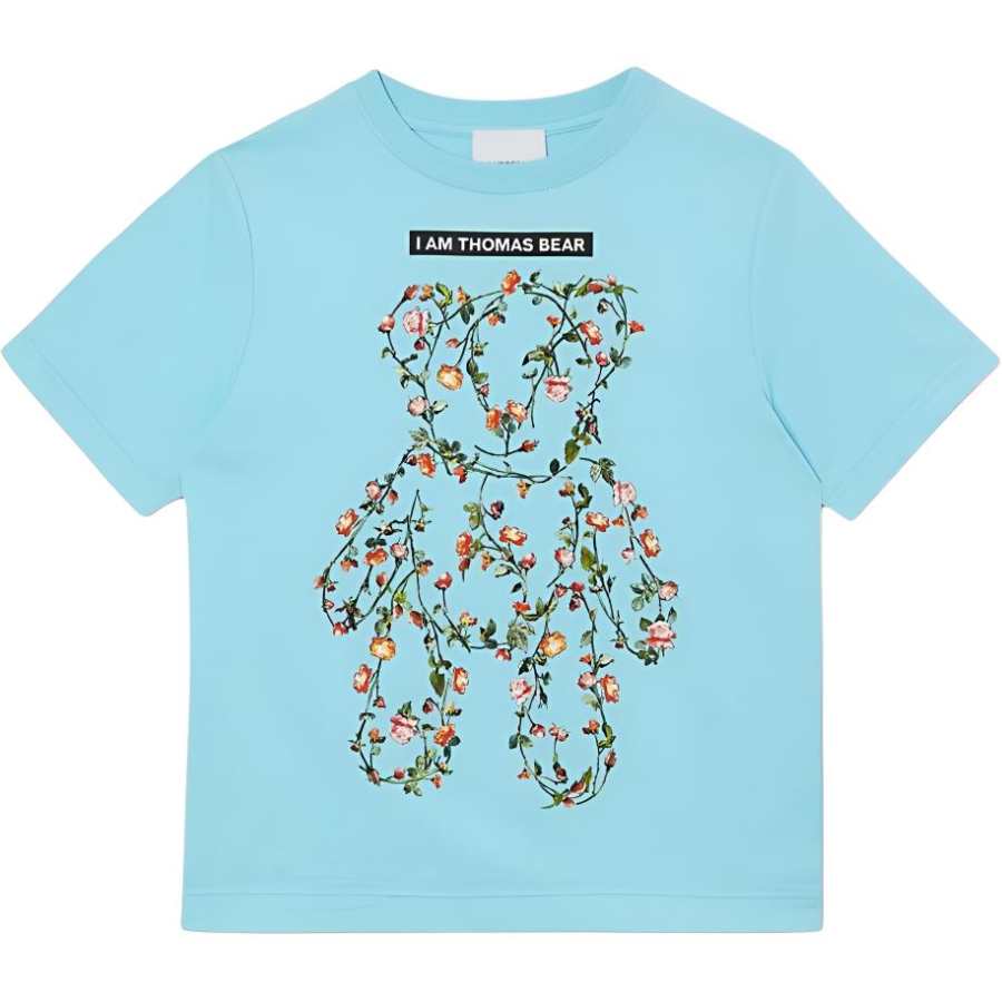 Burberry Kids T Shirts Crew Neck Moderate