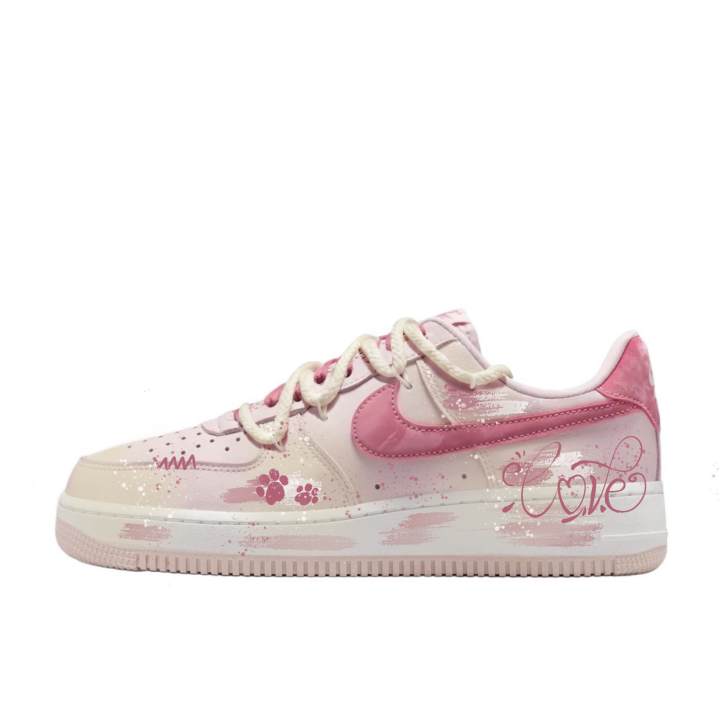 Nike Nike Air Force 1 Love Confession Balloons Synthetic Leather, Leather Slip Resistant, Abrasion Resistant, Breathable