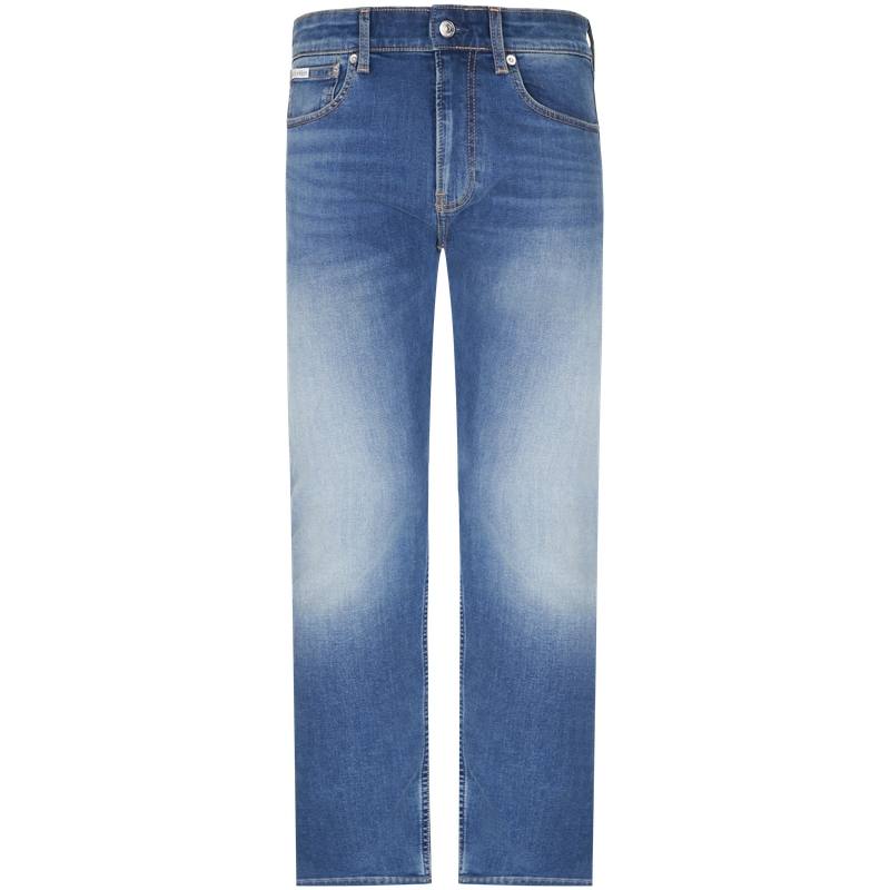 Calvin Klein Jeans Men's 1BJ Denim Dark Blue Moderate Slim Fit Pants