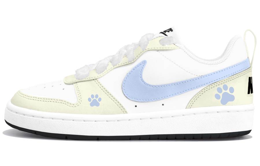 Nike Nike Court Borough Low top Kids' Skateboarding Shoes Blue Teenagers