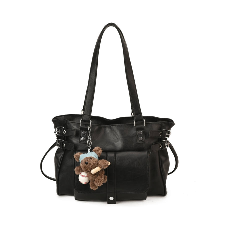 YALU Pu Handbag Women's Black/Coffee/Brown