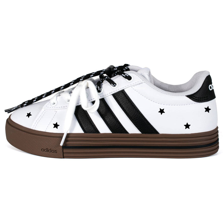 Adidas Adidas Daily 4.0 Miu Series, Baby's Breath Synthetic Leather Slip Resistant Abrasion Resistant Low top Skateboard Shoes