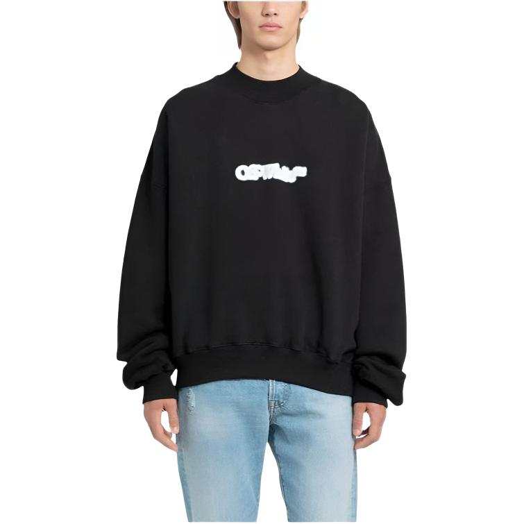OFF-WHITE OFF WHITE Logo Printed Crewneck Sweatshirt