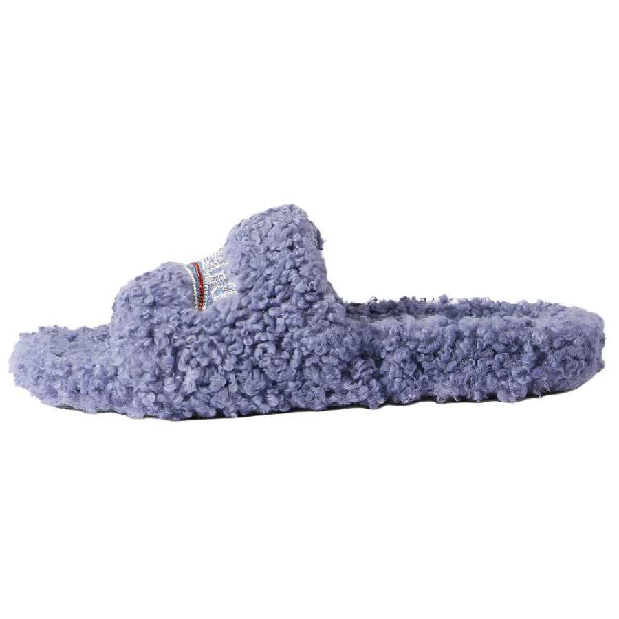 Balenciaga Slide Slippers Women's Hydrangea Multicolor & Crystal & Red