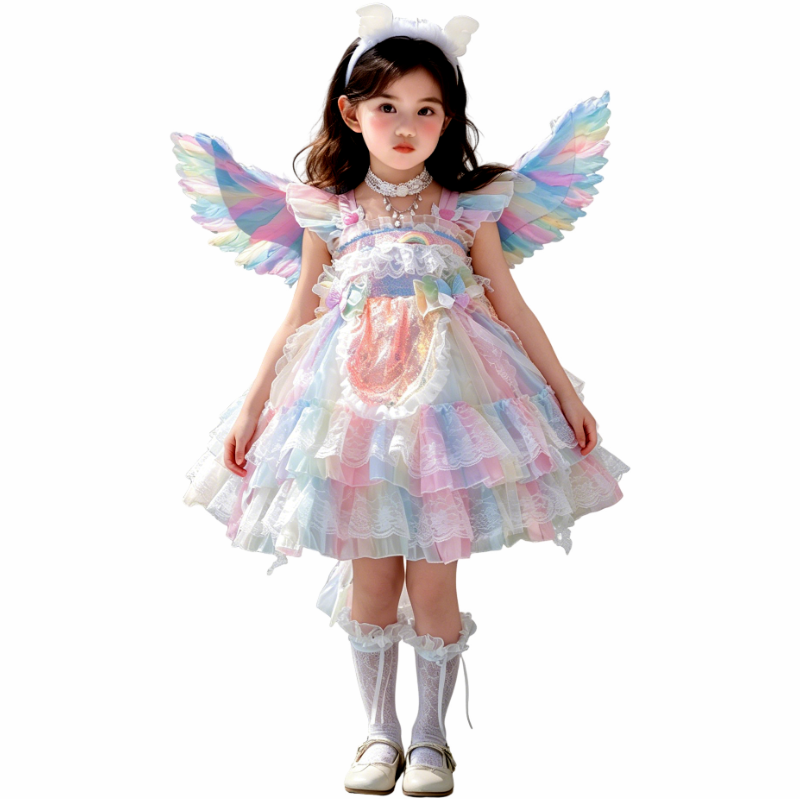 YALU Dress Children Aged 3 7 Years Old