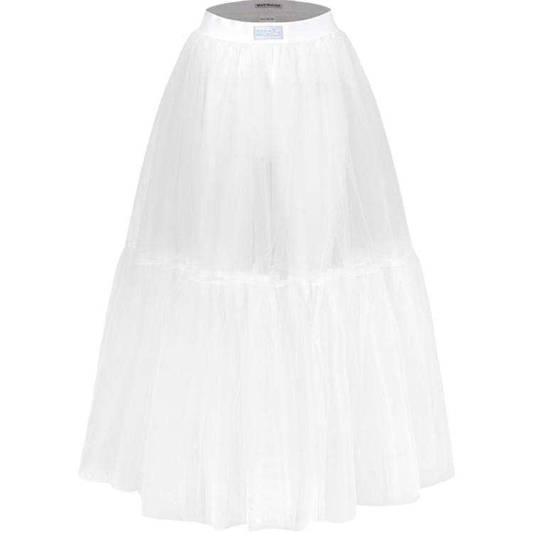 MARDI MERCREDI SS24 Casual Long Skirt Women's White