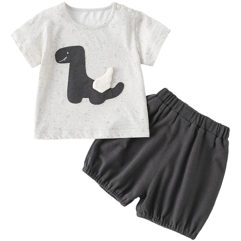 YALU Baby Casual Sportswear Crew Neck Thin