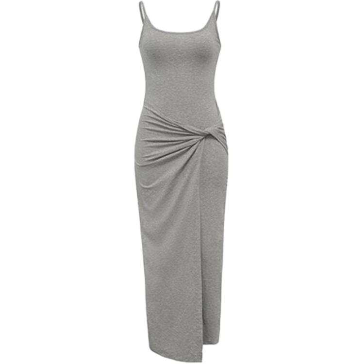 CHARM GLOW Slip Dresses Women's Camisole Moderate Long Skirt