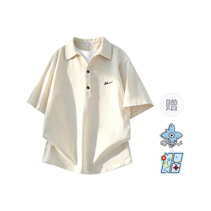 WARRIOR WARRIOR Polo Shirts Unisex Lapel Moderate Mock Two Piece