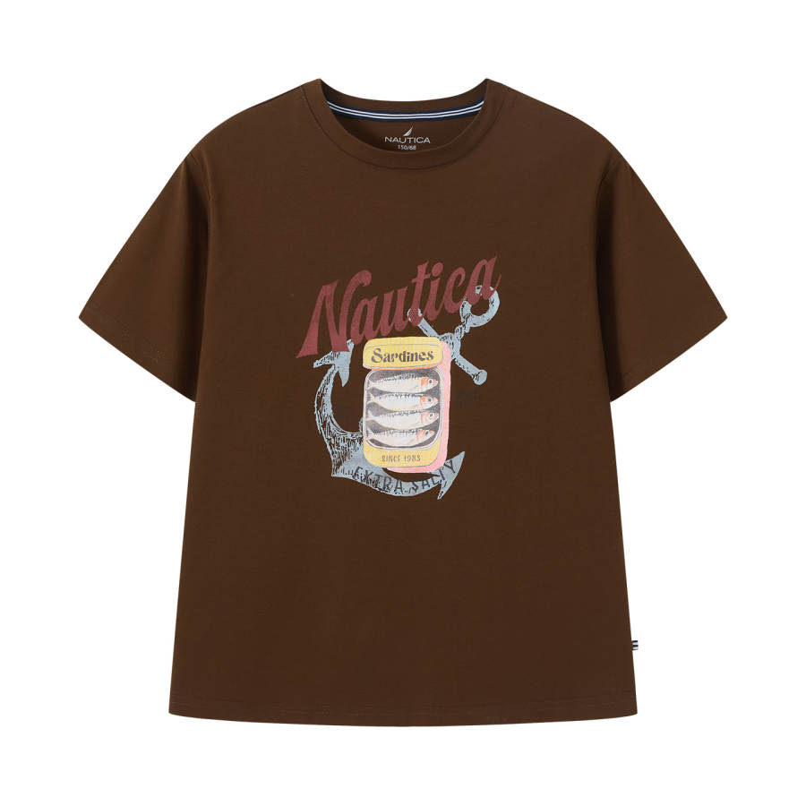 NAUTICA Kids T Shirts Crew Neck Moderate