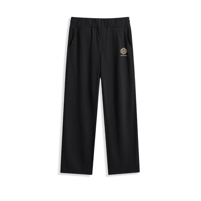 Tonlion Casual Pants Unisex Moderate Straight Fit Pants