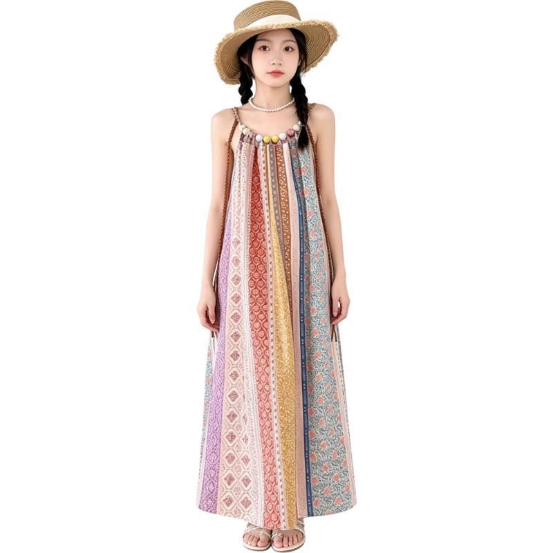 YALU Grade School Dresses Camisole Moderate Midi Skirt
