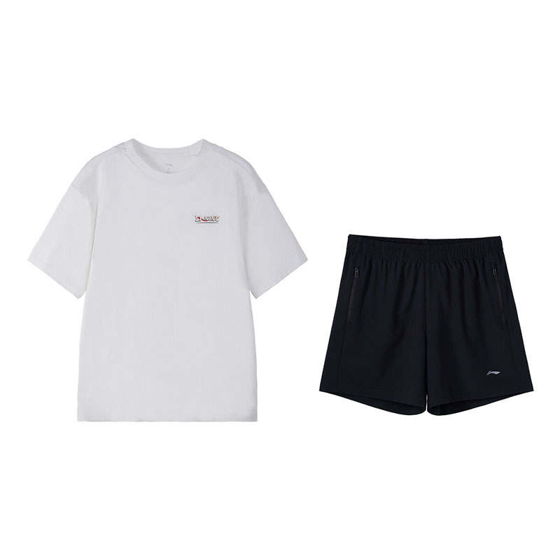 Li-Ning Li Ning Casual Sportswear Women's White Lime Gray/Black