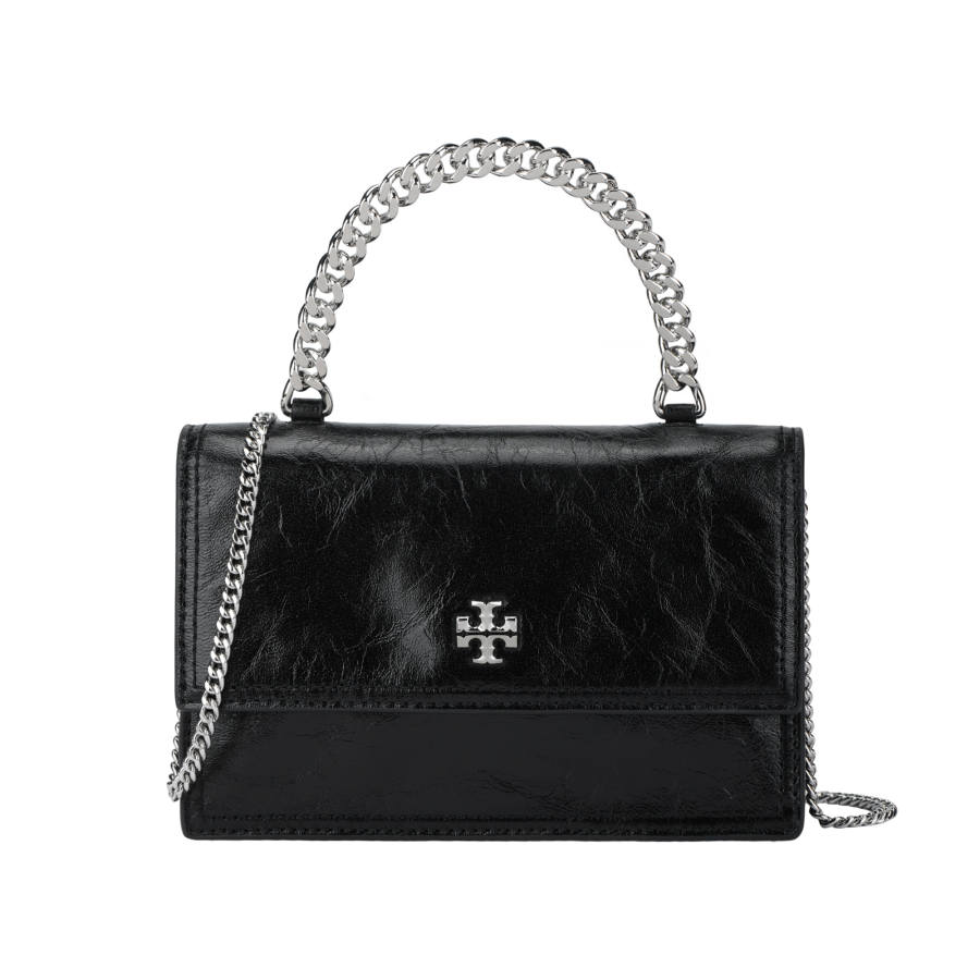 TORY BURCH Kira Sheepskin Crossbody Handbag Mini Women's Black