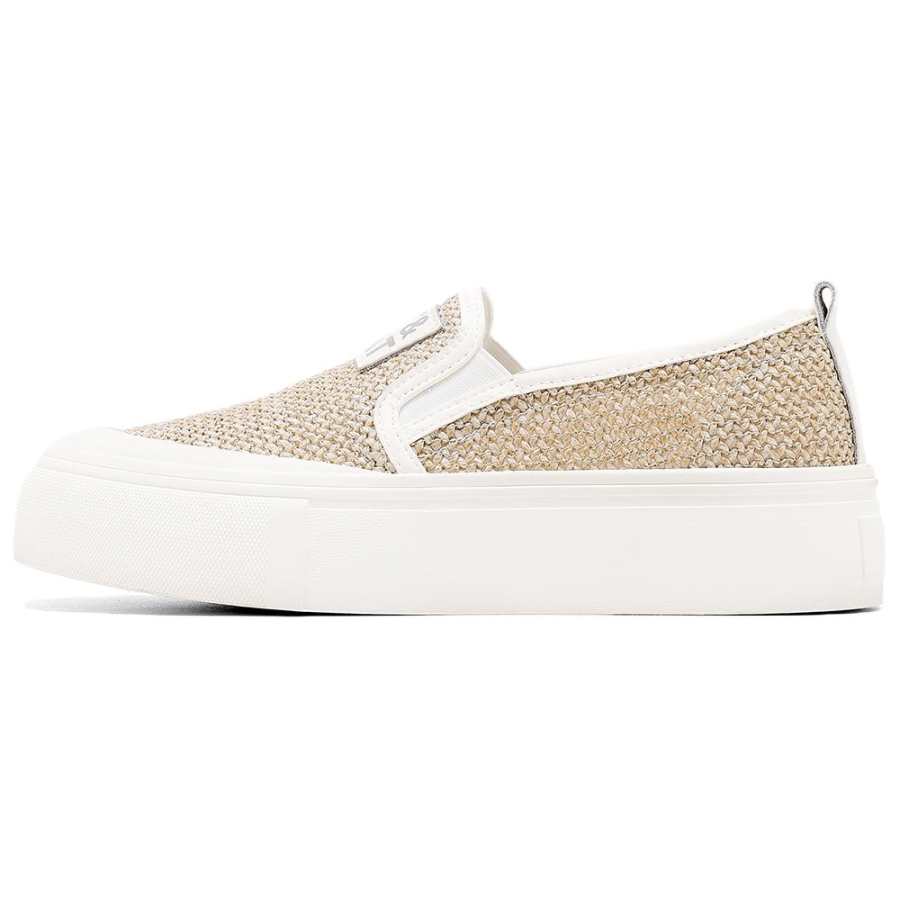 ST&SAT Synthetic Leather, Split Cow Leather Lightweight Low top Skateboard Shoes 4cm Women's