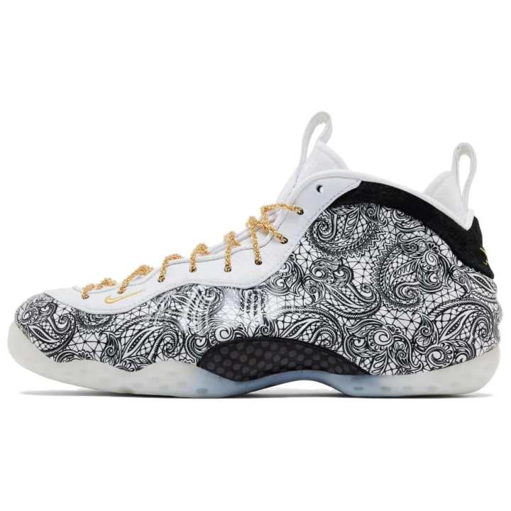 Nike Nike Foamposite One Basketball Shoes Unisex White Black