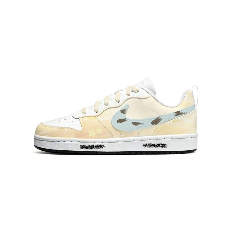 Nike Nike Court Borough Synthetic Leather Low top Kids' Skateboarding Shoes Unisex