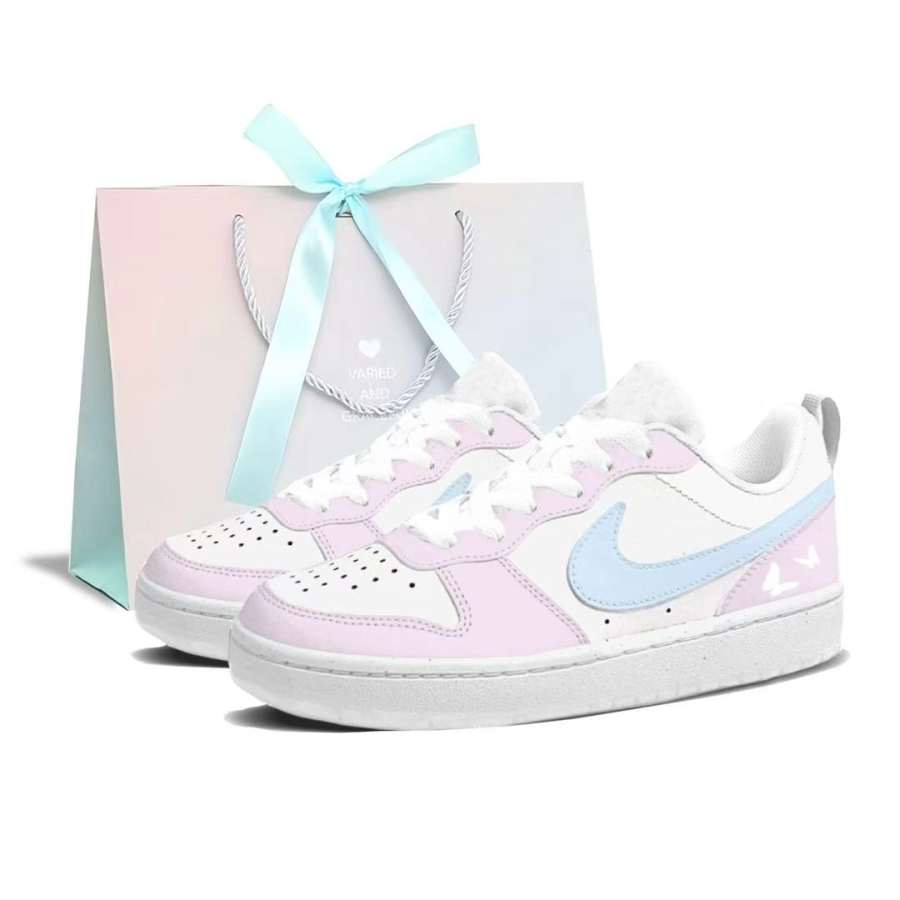 Nike Nike Court Borough Tofu Knots Slip Resistant, Abrasion Resistant, Breathable, Support Low top Kids' Skateboarding Shoes